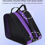 Darrahopens Furniture > Living Room > Shoe Storage Red 3-Compartment Roller Skate Bag Breathable Mesh Ice Skate Carrier with Adjustable Shoulder Strap for Kids and Adults Australian Sports Accessories