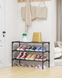 Darrahopens Furniture > Living Room > Shoe Storage Shoe Rack - 3-Tier Storage Rack - Stackable - 27.5 Inch Wide - Black