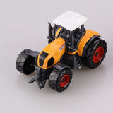 Darrahopens Furniture > Living Room > Side Tables 3x DIECAST METAL FARM TRACTORS RED YELLOW GREEN