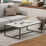 Darrahopens Furniture > Living Room > Side Tables Elegant Heavy Duty Stone Coffee & Side Table