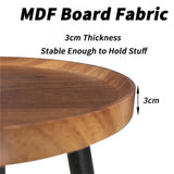 Darrahopens Furniture > Living Room > Side Tables Industrial Nesting Wooden Side Tables