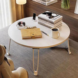 Darrahopens Furniture > Living Room > Side Tables Small Foldable Computer Desk Portable Bed Table Round Home Office Laptop Stand