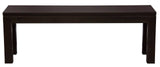 Darrahopens Furniture > Living Room Tilda Solid Mahogany Timber Bench (Chocolate)