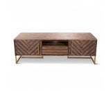 Darrahopens Furniture > Living Room Tuberose ETU Entertainment TV Unit 180cm 2 Door Solid Acacia Timber - Brown