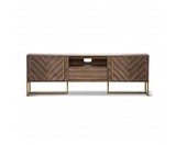 Darrahopens Furniture > Living Room Tuberose ETU Entertainment TV Unit 180cm 2 Door Solid Acacia Timber - Brown