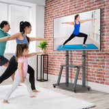 Darrahopens Furniture > Living Room > TV Units 32-100 Heavy Duty TV Wall Mount with Shelf & Wheels