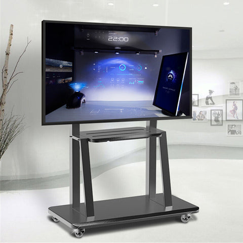 Darrahopens Furniture > Living Room > TV Units 32-100 Heavy Duty TV Wall Mount with Shelf & Wheels