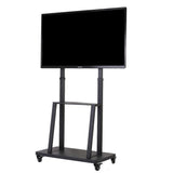 Darrahopens Furniture > Living Room > TV Units 32-80 Rolling TV Stand with 2-Tier Shelf Adjustable Mount
