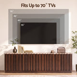 Darrahopens Furniture > Living Room > TV Units Artiss 180cm TV Unit Entertainment Cabinet Fluted Style Anti-tip Kit Walnut