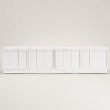 Darrahopens Furniture > Living Room > TV Units Artiss 180cm TV Unit Entertainment Cabinet Fluted Style Cable Management White