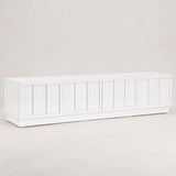 Darrahopens Furniture > Living Room > TV Units Artiss 180cm TV Unit Entertainment Cabinet Fluted Style Cable Management White