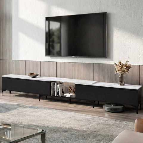 Darrahopens Furniture > Living Room > TV Units Artiss TV Cabinet Entertainment Unit Stand Extendable Black