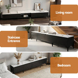 Darrahopens Furniture > Living Room > TV Units Artiss TV Cabinet Entertainment Unit Stand Extendable Black