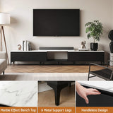 Darrahopens Furniture > Living Room > TV Units Artiss TV Cabinet Entertainment Unit Stand Extendable Black