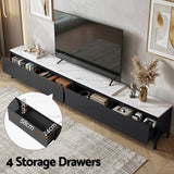 Darrahopens Furniture > Living Room > TV Units Artiss TV Cabinet Entertainment Unit Stand Extendable Black