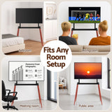 Darrahopens Furniture > Living Room > TV Units Artiss TV Stand 32-75 inch LED LCD Screen Wooden Floor Easel Height Adjustable
