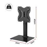 Darrahopens Furniture > Living Room > TV Units Artiss TV Stand Bracket for 19 - 43 inch TVs Table Top Desktop Universal Swivel