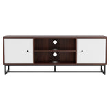Darrahopens Furniture > Living Room > TV Units Artiss TV Unit 150cm Storage Shelves Walnut White