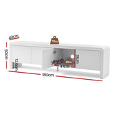 Darrahopens Furniture > Living Room > TV Units Artiss TV Unit Entertainment Unit Storage Cabinet 180cm White