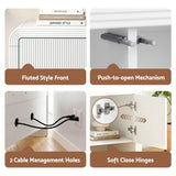 Darrahopens Furniture > Living Room > TV Units Artiss TV Unit Entertainment Unit Storage Cabinet 180cm White