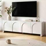 Darrahopens Furniture > Living Room > TV Units Artiss TV Unit Entertainment Unit Storage Cabinet Adjustable Shelf 180cm White