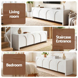 Darrahopens Furniture > Living Room > TV Units Artiss TV Unit Entertainment Unit Storage Cabinet Adjustable Shelf 180cm White