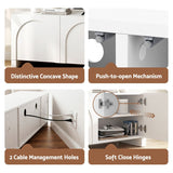 Darrahopens Furniture > Living Room > TV Units Artiss TV Unit Entertainment Unit Storage Cabinet Adjustable Shelf 180cm White