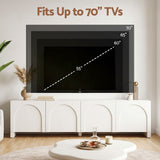 Darrahopens Furniture > Living Room > TV Units Artiss TV Unit Entertainment Unit Storage Cabinet Adjustable Shelf 180cm White