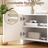 Darrahopens Furniture > Living Room > TV Units Artiss TV Unit Entertainment Unit Storage Cabinet Adjustable Shelf 180cm White