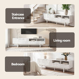 Darrahopens Furniture > Living Room > TV Units Artiss TV Unit Entertainment Unit Storage Cabinet Drawer 200cm White
