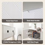 Darrahopens Furniture > Living Room > TV Units Artiss TV Unit Entertainment Unit Storage Cabinet Drawer 200cm White
