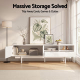 Darrahopens Furniture > Living Room > TV Units Artiss TV Unit Entertainment Unit Storage Cabinet Drawer 200cm White