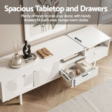 Darrahopens Furniture > Living Room > TV Units Artiss TV Unit Entertainment Unit Storage Cabinet Drawer 200cm White
