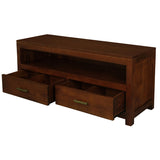 Darrahopens Furniture > Living Room > TV Units Paris 2 Drawer Entertainment Unit (Mahogany)