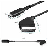 Darrahopens Furniture > Living Room > TV Units SCART to HDMI Converter for HDTV/DVD/Set-Top Box/PS3