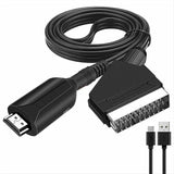 Darrahopens Furniture > Living Room > TV Units SCART to HDMI Converter for HDTV/DVD/Set-Top Box/PS3