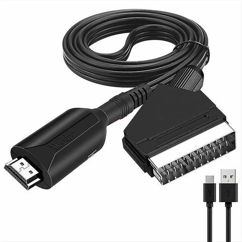 Darrahopens Furniture > Living Room > TV Units SCART to HDMI Converter for HDTV/DVD/Set-Top Box/PS3