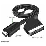 Darrahopens Furniture > Living Room > TV Units SCART to HDMI Converter for HDTV/DVD/Set-Top Box/PS3