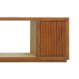 Darrahopens Furniture > Living Room > TV Units TV Cabinet MDF Brown Colour Two Sideboards Open Space