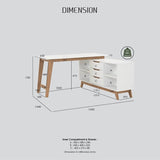 Darrahopens Furniture Mando Study Desk Working Station