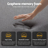 Darrahopens Furniture > Mattresses > Double Mattress Giselle Bedding 35cm Mattress Graphene Memory Foam Medium Firm Euro Top Mattresses Double