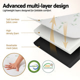 Darrahopens Furniture > Mattresses > Double Mattress Giselle Foldable Mattress Folding Foam Mattresses Bamboo Double