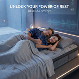 Darrahopens Furniture > Mattresses > Double Mattress Levitex 33 cm Mattress 8.0 Extra Firm 7-Zone Pocket Spring Mattress with Dual-Row Edge Support & Breathable Knit Cover Double