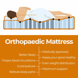 Darrahopens Furniture > Mattresses EasyDreamer Orthopaedic Euro Top Pocket Spring Double Mattress