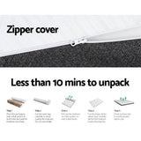 Darrahopens Furniture > Mattresses Giselle Bedding Memory Foam Mattress Bed Cool Gel Non Spring 15cm Double