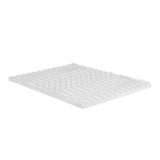 Darrahopens Furniture > Mattresses Giselle Bedding Memory Foam Mattress Topper 7-Zone Airflow Pad 8cm Single White