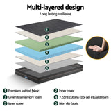 Darrahopens Furniture > Mattresses > King Single Mattress Giselle 18cm Memory Foam Mattress Green Tea Foam Cool Gel Foam Mattresses King Single