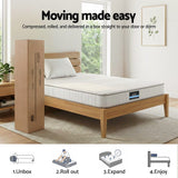 Darrahopens Furniture > Mattresses > King Single Mattress Giselle King Single Mattress 20cm with Reinforced Edge Support Egg-Crate Foam
