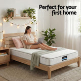 Darrahopens Furniture > Mattresses > King Single Mattress Giselle King Single Mattress 20cm with Reinforced Edge Support Egg-Crate Foam