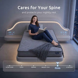 Darrahopens Furniture > Mattresses > King Single Mattress Levitex 25 cm Hybrid Pocket Spring Mattress Firm with 4cm Egg Crate Foam for Deep Sleep Bamboo Charcoal Fabric ‌King Single